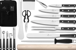 Sac spécial chef Sabatier 32 Dumas Cuisineco 4 couteaux + 14 ustensiles - Exclusivité
