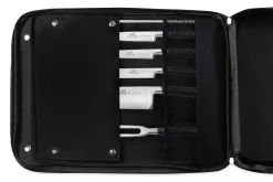 Sac spécial chef Sabatier Edonist 4 couteaux de cuisine français + 14 ustensiles - Exclusivité