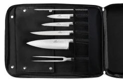 Sac spécial chef Sabatier Edonist 4 couteaux de cuisine français + 14 ustensiles - Exclusivité