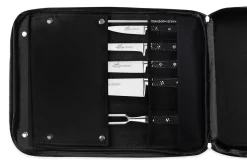 Sac spécial chef Sabatier Idéal Inox 4 couteaux de cuisine français + 14 ustensiles - Exclusivité