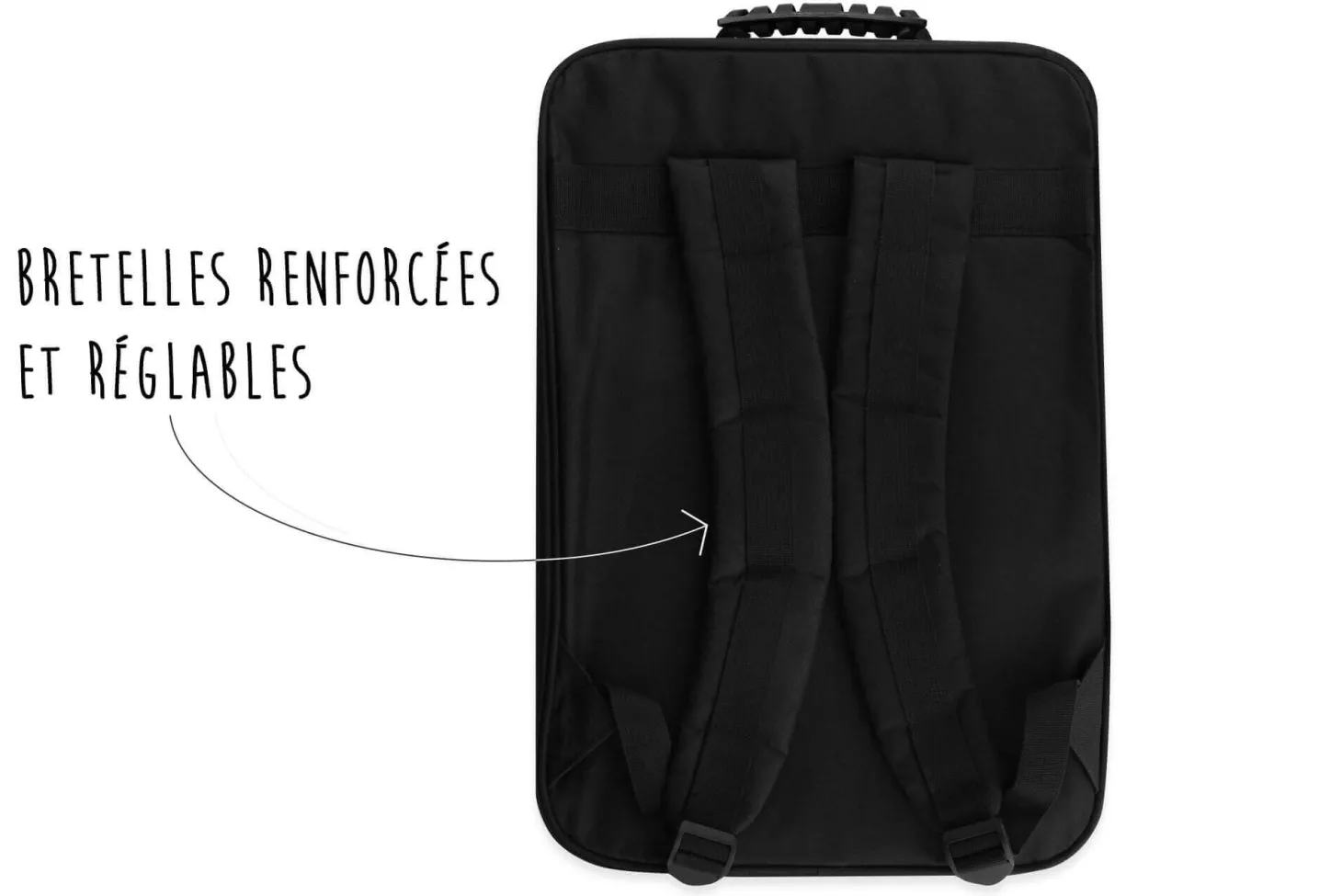 Sac spécial chef Sabatier Idéal Inox 4 couteaux de cuisine français + 1 fourchette - Exclusivité