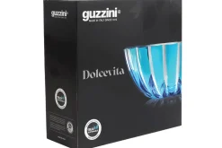 Saladier Guzzini Dolcevita turquoise en polymère biosourcé
