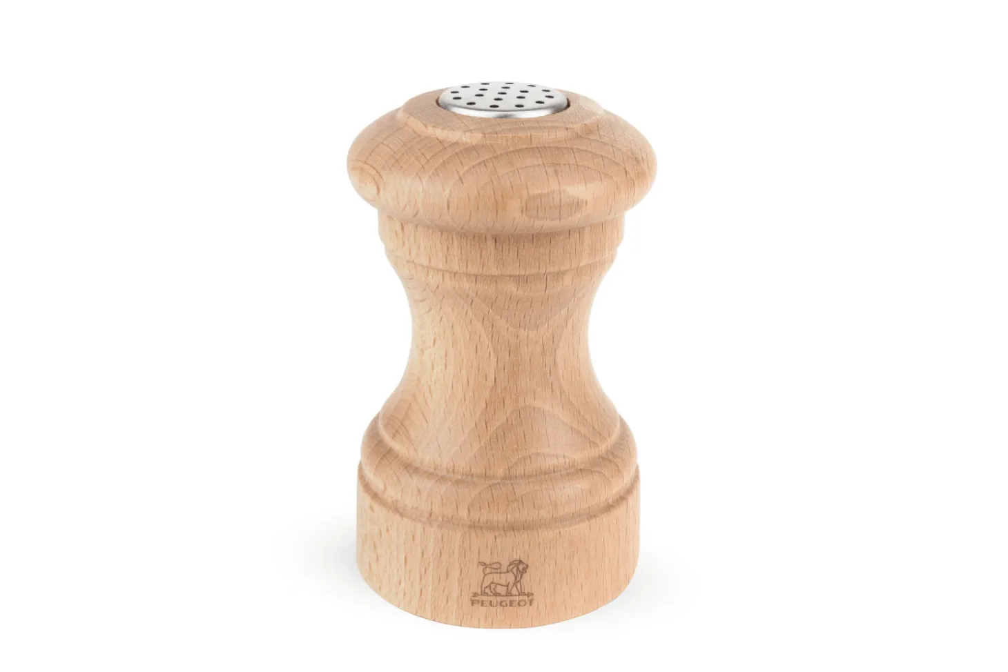 Salière Peugeot Bistro en bois de hêtre naturel 9cm