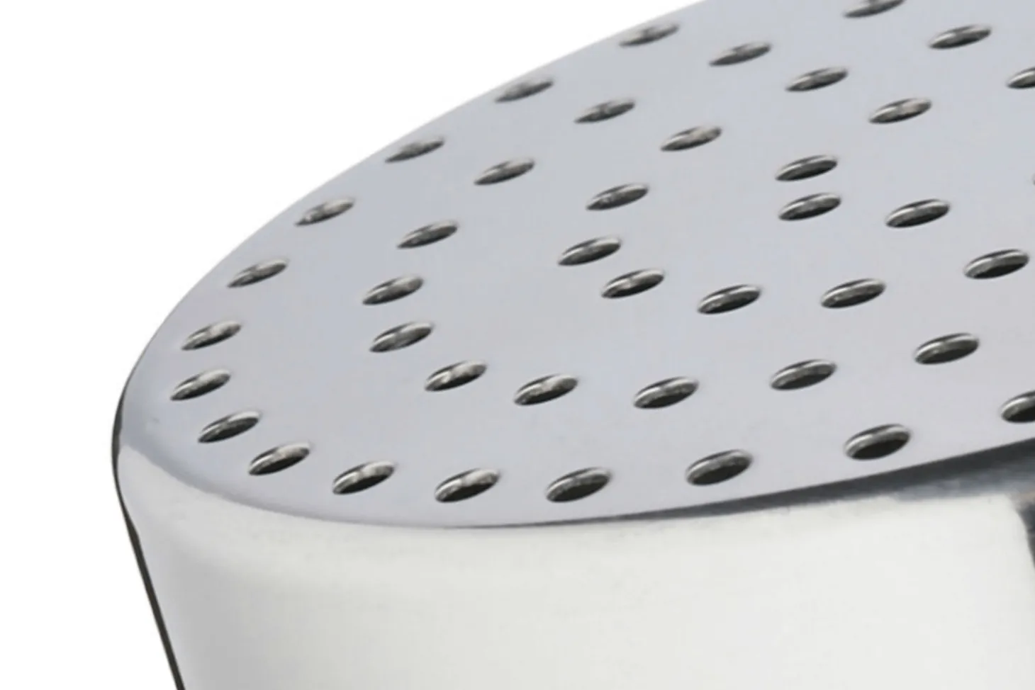 Saupoudreuse KitchenCraft à trous moyens en acier inox + couvercle polymère