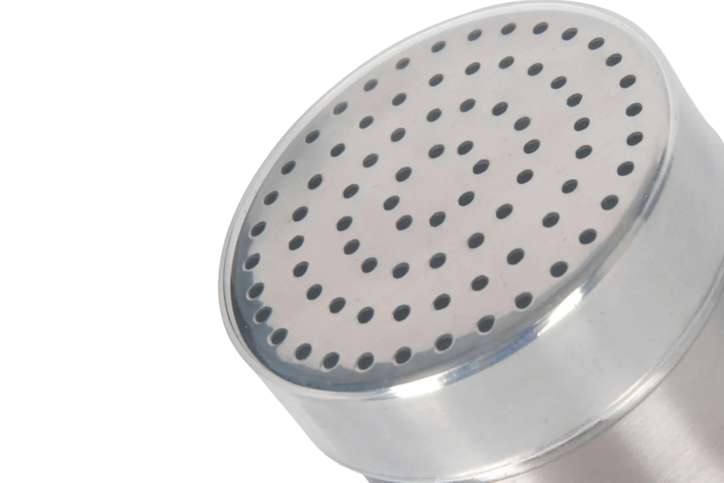 Saupoudreuse KitchenCraft à trous moyens en acier inox + couvercle polymère