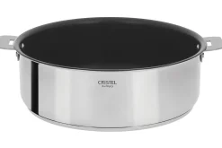 Sauteuse antiadhérente Cristel Casteline amovible Exceliss en inox 5 plis