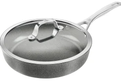 Sauteuse antiadhésive Ballarini Salina 28cm et couvercle en verre