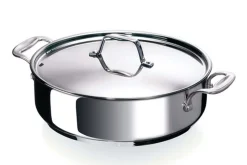 Sauteuse Beka Chef en inox avec couvercle 28cm