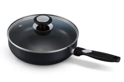 Sauteuse Beka Pro Induc revêtement céramique antiadhérent + couvercle en verre