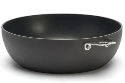 Sauteuse bombée antiadhésive De Buyer Choc Intense Twisty en aluminium forgé