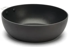 Sauteuse bombée antiadhésive De Buyer Choc Intense Twisty en aluminium forgé