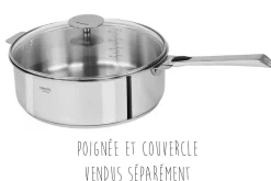 Sauteuse Cristel Casteline Amovible en inox