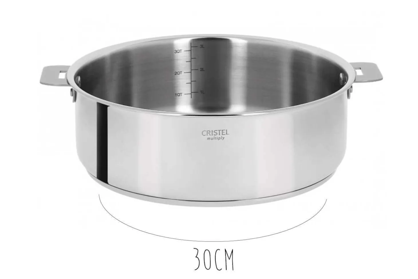 Sauteuse Cristel Casteline Amovible en inox