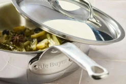 Sauteuse droite De Buyer Affinity en acier inoxydable 5 ply