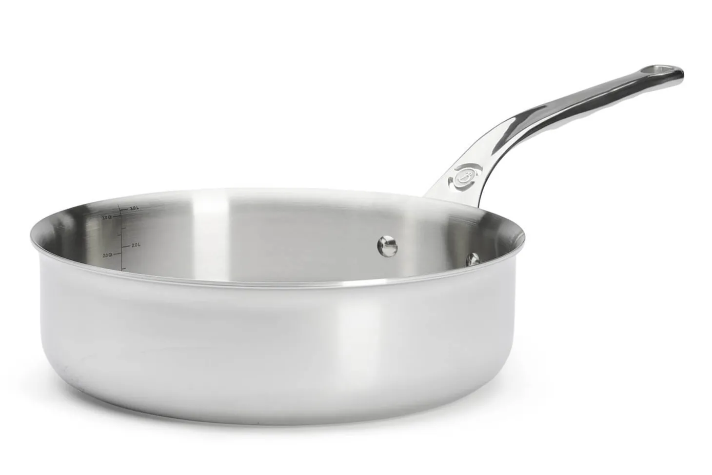 Sauteuse droite De Buyer Affinity en acier inoxydable 5 ply