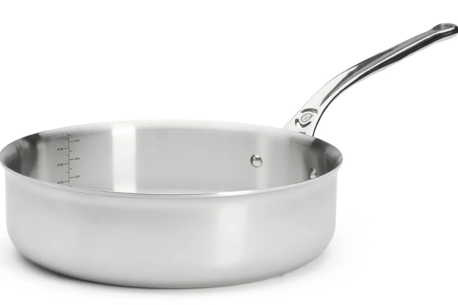 Sauteuse droite De Buyer Affinity en acier inoxydable 5 ply