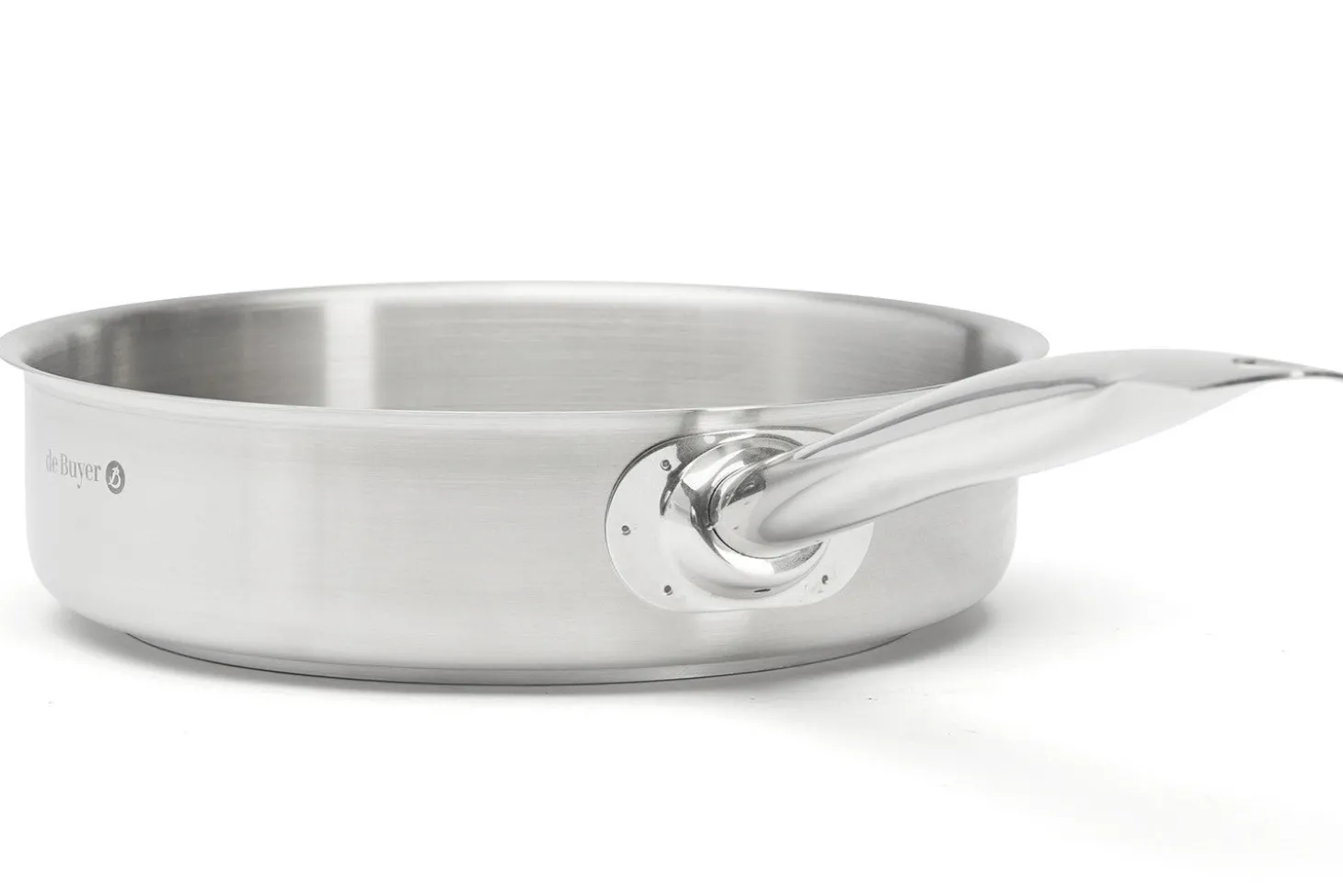 Sauteuse droite De Buyer Prim'Appety en inox