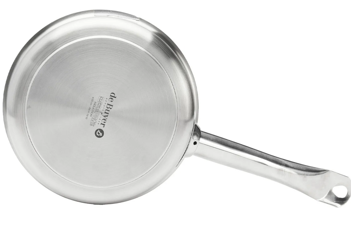 Sauteuse droite De Buyer Prim'Appety en inox