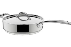 Sauteuse Lagostina Accademia Lagofusion® 26cm en acier inoxydable 18/10 + couvercle
