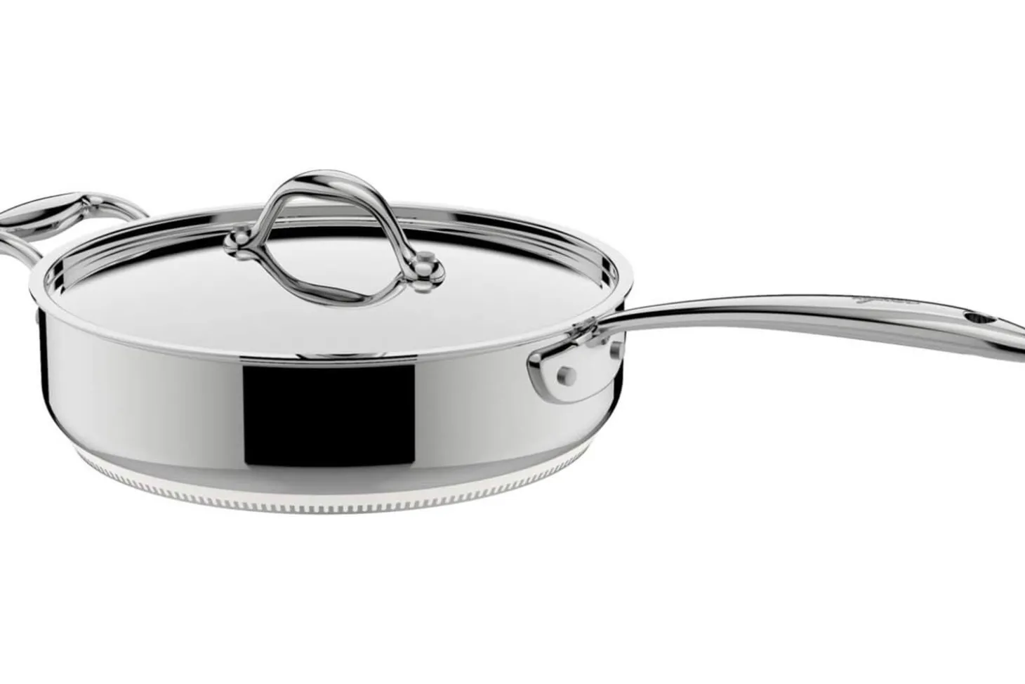 Sauteuse Lagostina Accademia Lagofusion® 26cm en acier inoxydable 18/10 + couvercle