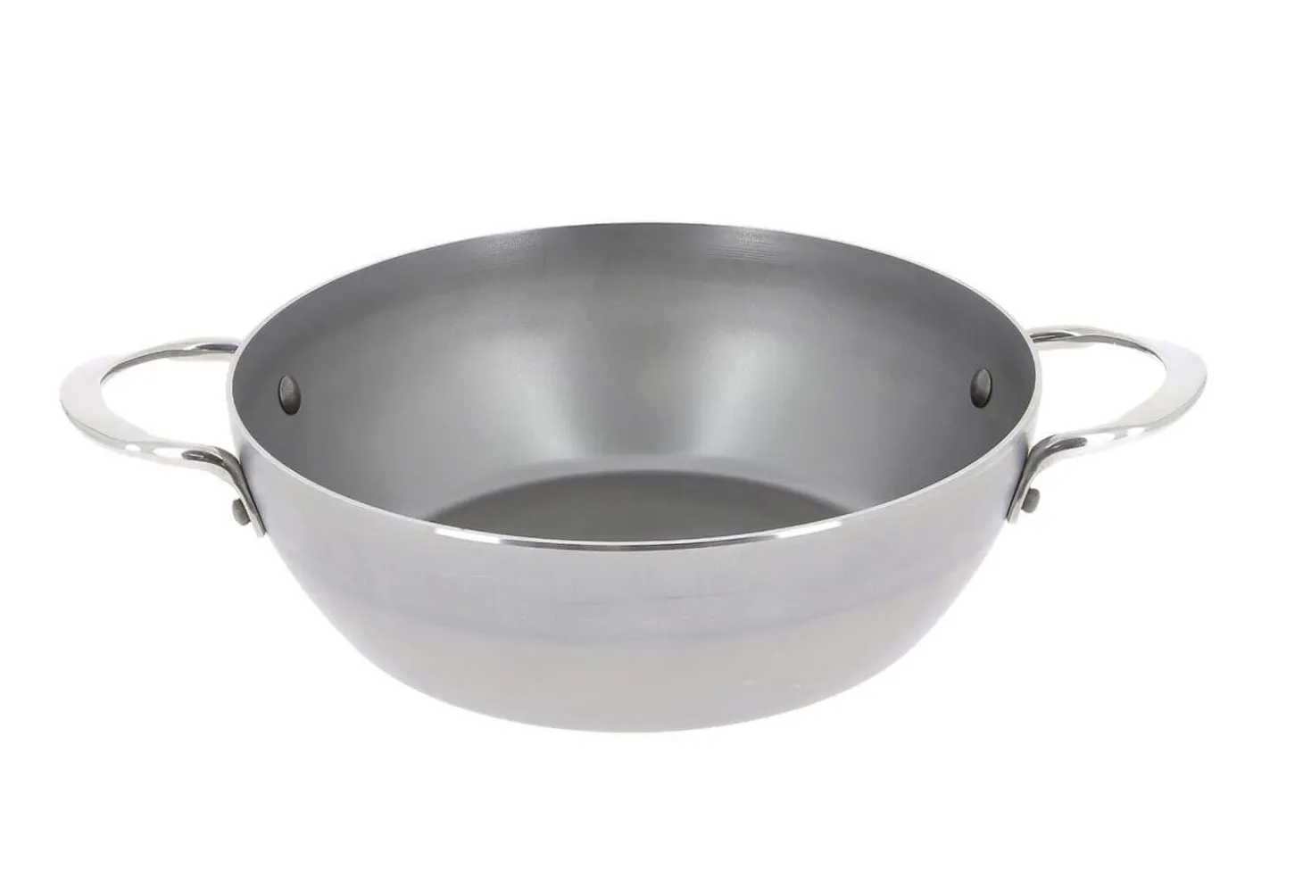 Sauteuse paysanne De Buyer Mineral B Element en fer bombée 2 anses