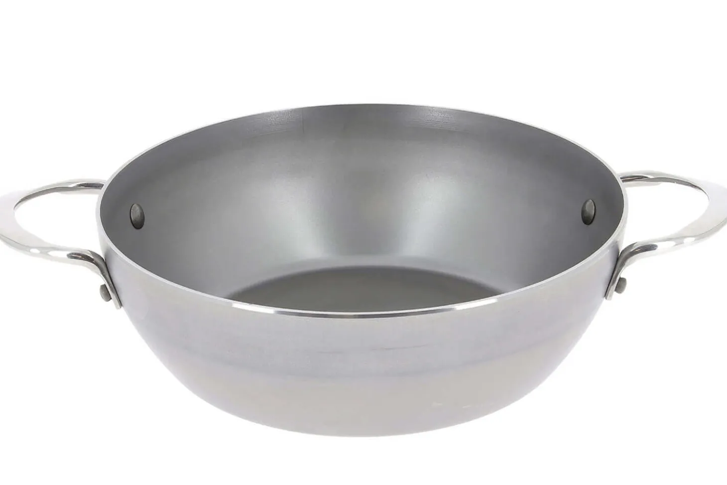 Sauteuse paysanne De Buyer Mineral B Element en fer bombée 2 anses