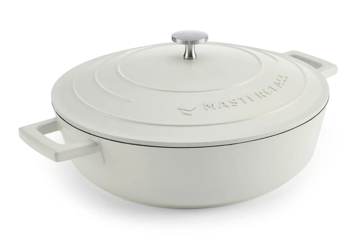 Sauteuse ronde MasterClass compatible induction en fonte d'aluminium 4L