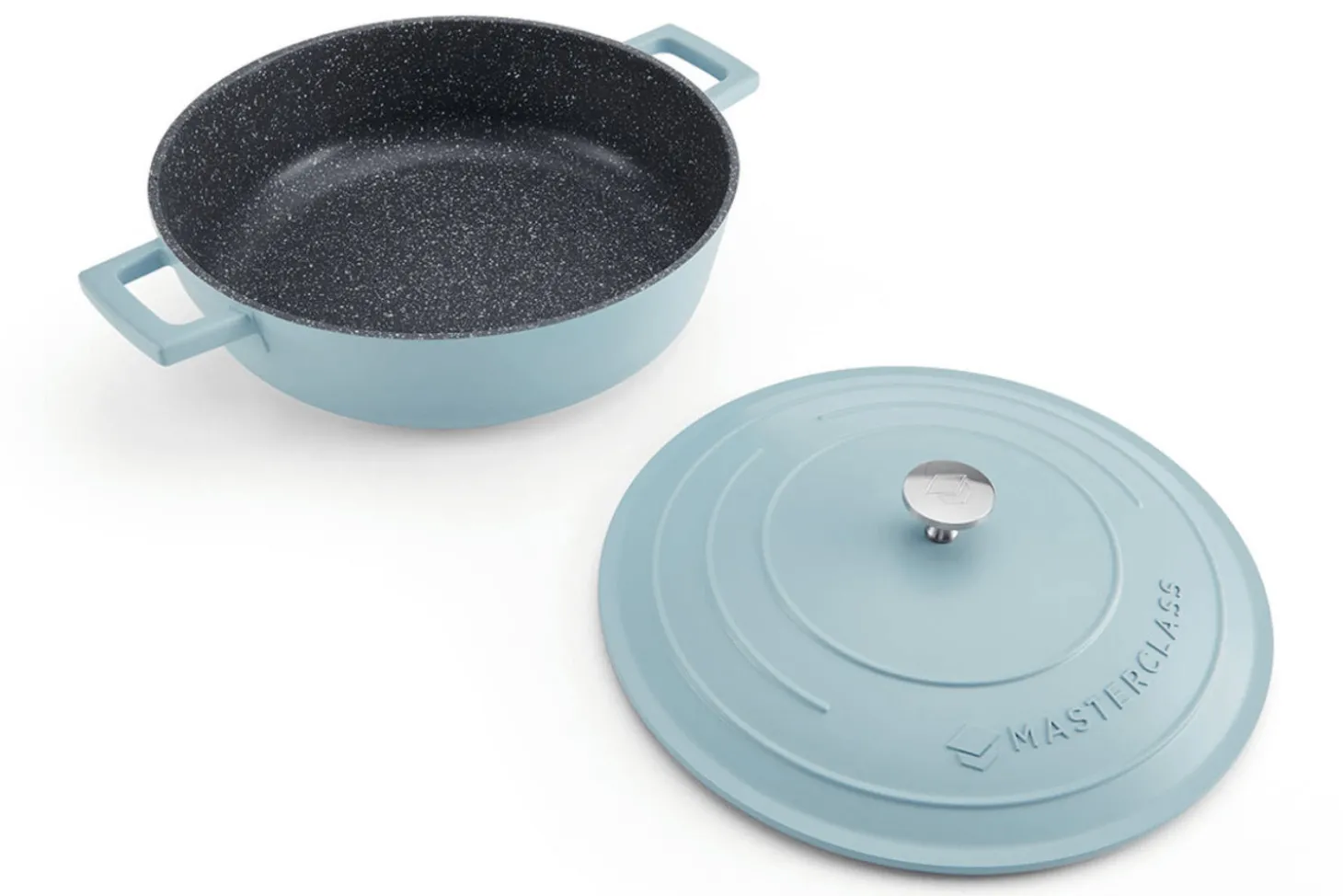 Sauteuse ronde MasterClass compatible induction en fonte d'aluminium 4L