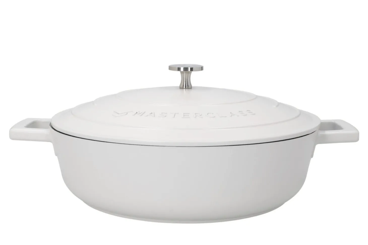 Sauteuse ronde MasterClass compatible induction en fonte d'aluminium 4L