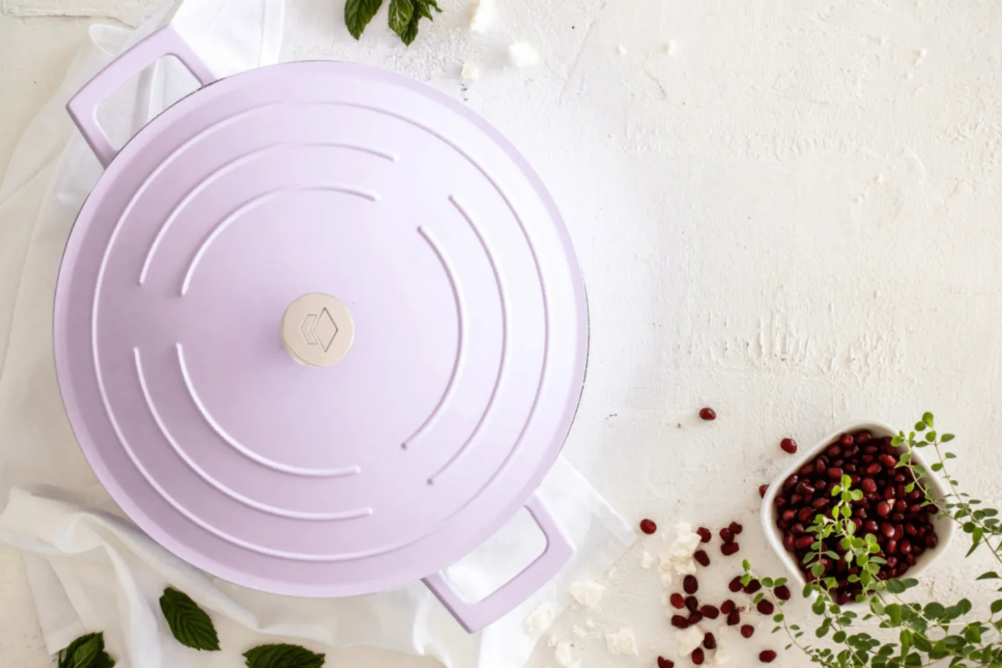 Sauteuse ronde MasterClass compatible induction en fonte d'aluminium 4L