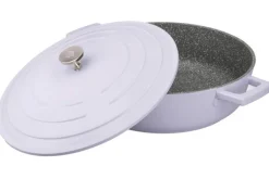 Sauteuse ronde MasterClass compatible induction en fonte d'aluminium 4L