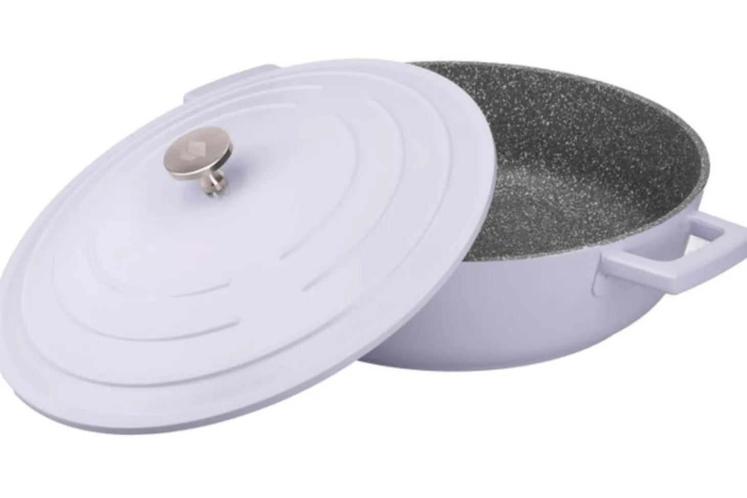 Sauteuse ronde MasterClass compatible induction en fonte d'aluminium 4L