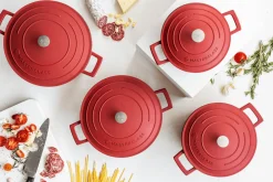 Sauteuse ronde MasterClass compatible induction en fonte d'aluminium 4L