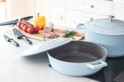 Sauteuse ronde MasterClass compatible induction en fonte d'aluminium 4L