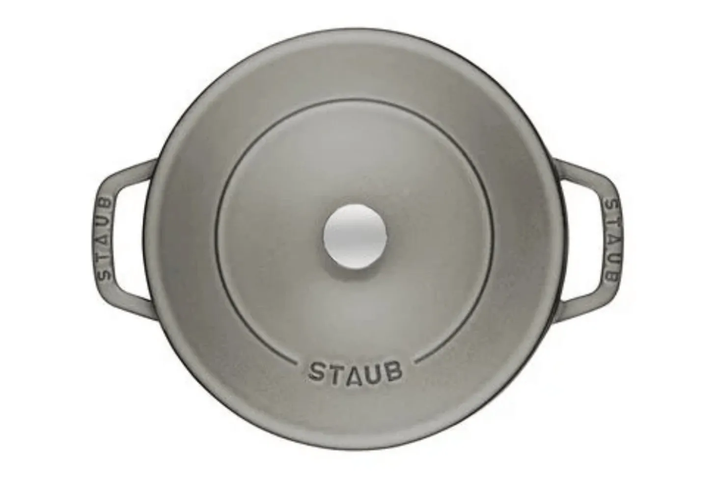 Sauteuse Staub Chistera en fonte émaillée gris graphite