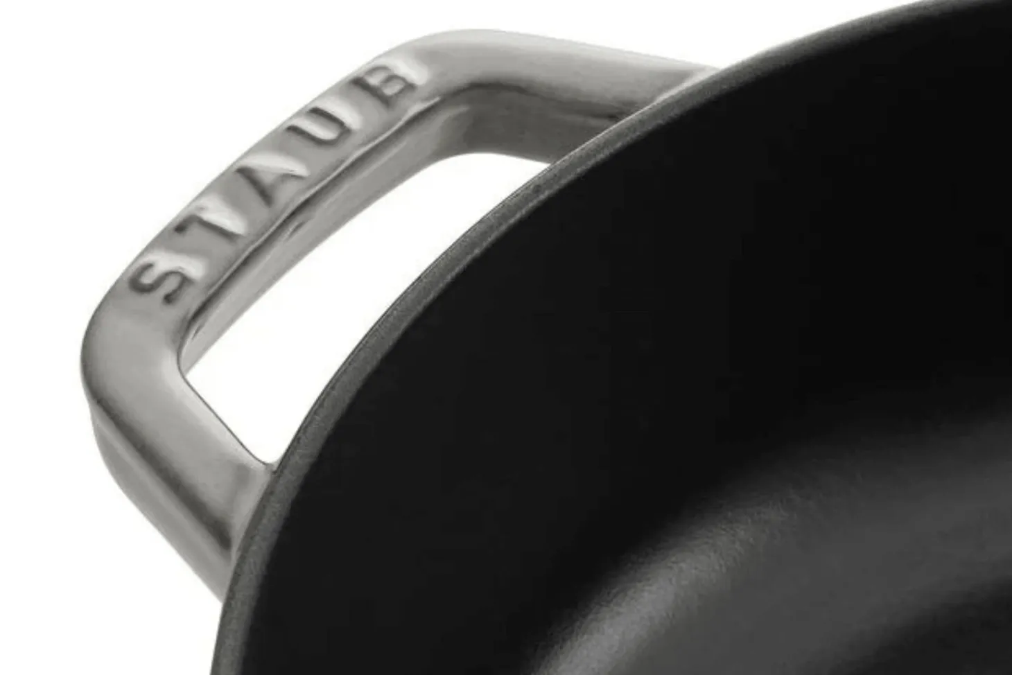 Sauteuse Staub Chistera en fonte émaillée gris graphite