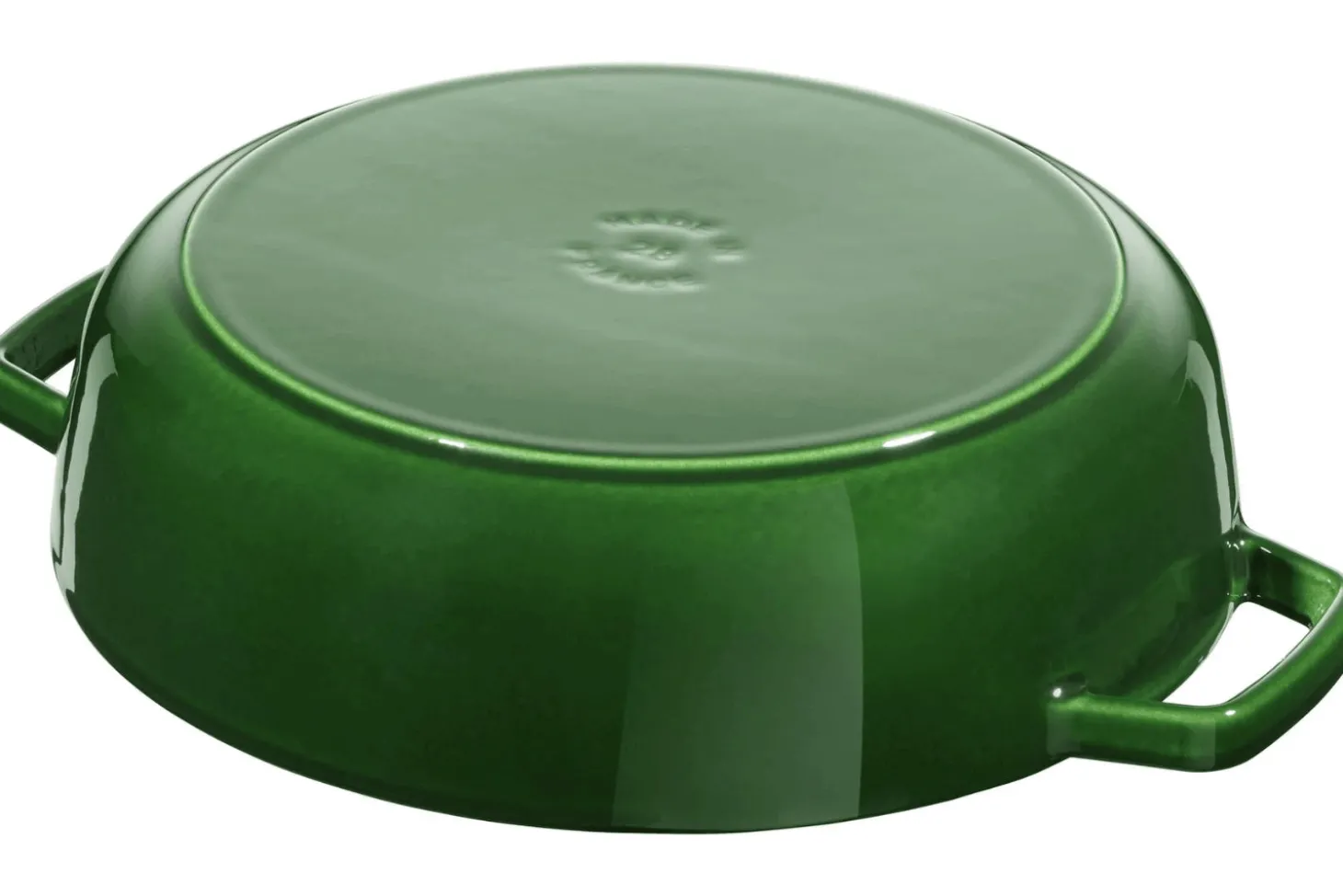 Sauteuse Staub Chistera en fonte émaillée basilic