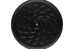 Sauteuse Staub Chistera en fonte émaillée noir mat