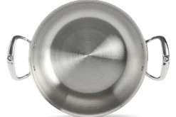 Sautoir bombé De Buyer Affinity 28cm en acier inoxydable 5 ply avec couvercle