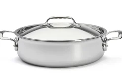 Sautoir De Buyer Affinity en acier inoxydable 5 ply avec couvercle