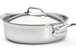 Sautoir De Buyer Affinity en acier inoxydable 5 ply avec couvercle