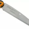 Scie pliante d'élagage Silky F180 141-18 lame droite manche caoutchouc bicolore noir/orange 14cm