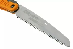 Scie pliante d'élagage Silky F180 141-18 lame droite manche caoutchouc bicolore noir/orange 14cm