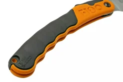 Scie pliante d'élagage Silky F180 141-18 lame droite manche caoutchouc bicolore noir/orange 14cm
