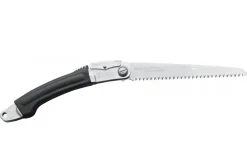 Scie pliante d'élagage Silky Ultra Accel SY444_24 lame droite manche caoutchouc noir 29cm