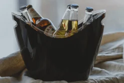 Seau à boissons et glacière Barcraft en acrylique noir