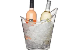 Seau à boissons et refroidisseur à vin Barcraft en acrylique transparent