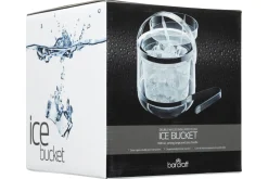 Seau à glace à double paroi BarCraft en acrylique avec pince