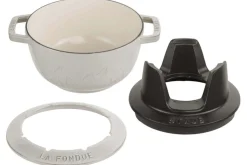 Service à fondue en fonte STAUB 20cm 6 personnes