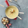 Service à fondue à fromage Beka Belledone en fonte émaillée pour 6 personnes - Coloris rouge